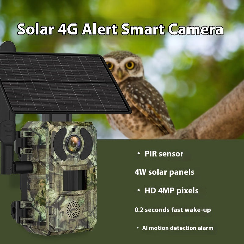 Outdoor Solar Camera Forest Protection HD Infrared