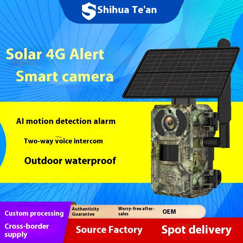 Outdoor Solar Camera Forest Protection HD Infrared